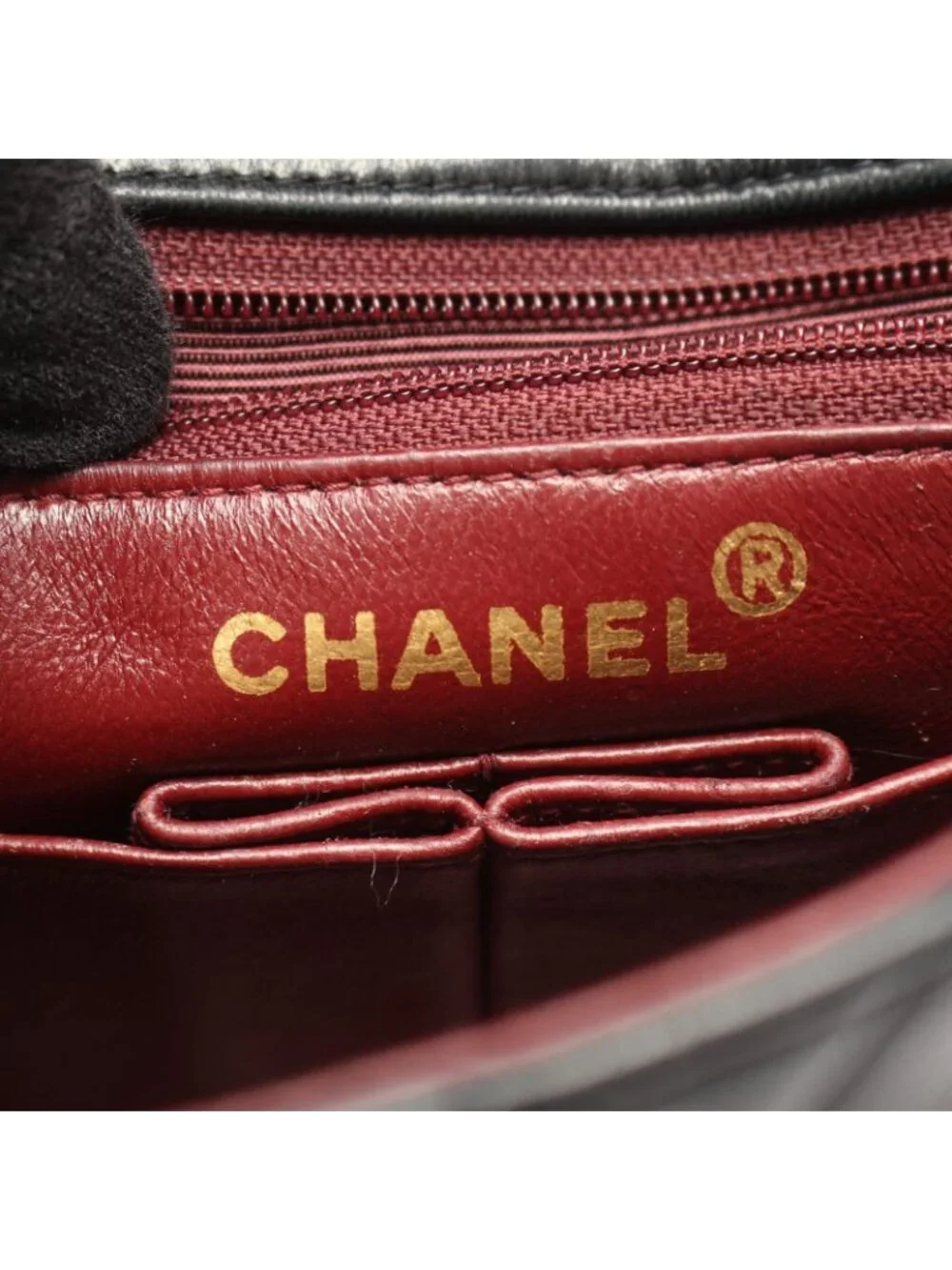 Chanel Shoulder Bag Mini Quilted 20 Black Lambskin Mini Chain